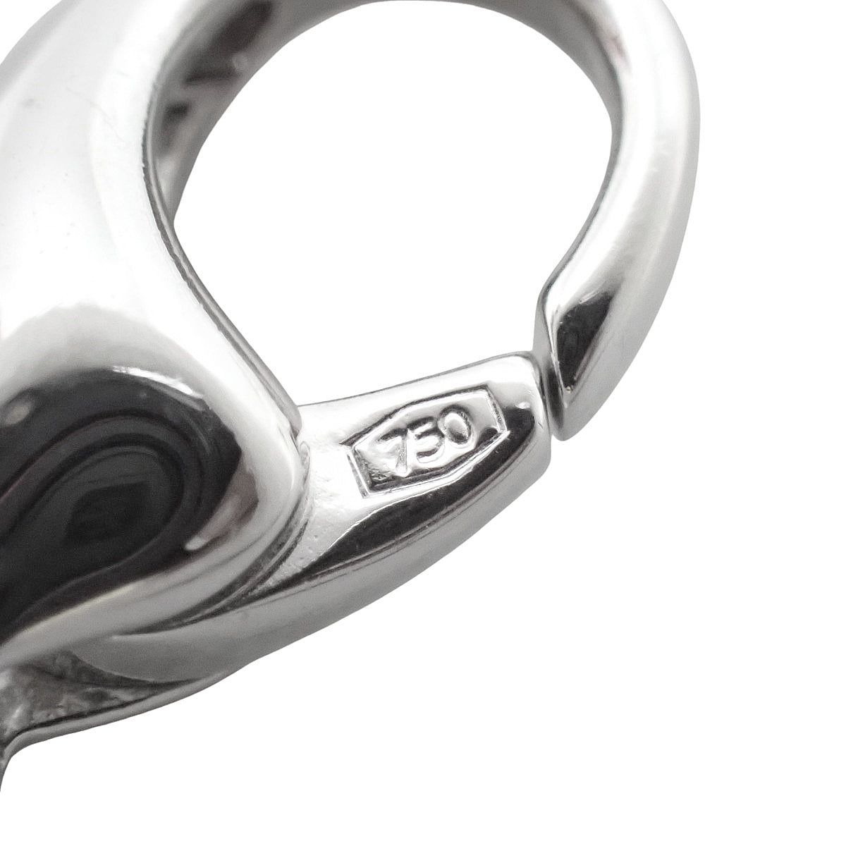 Parentesi Necklace Diamond 18K White Gold WG