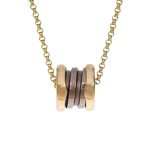 B.zero1 necklace in 18K pink gold and PG metal