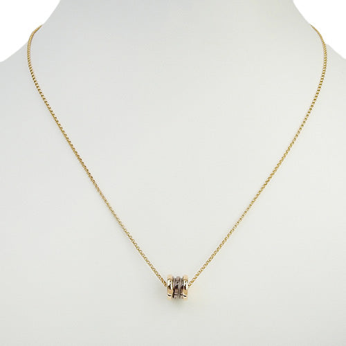 B.zero1 18K 玫瑰金和 PG 金属项链
