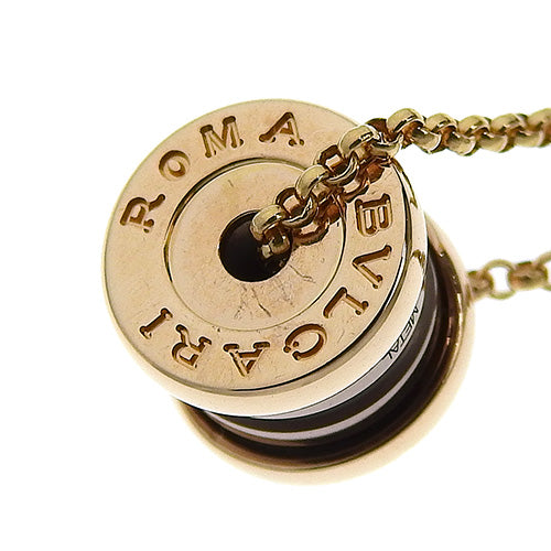 ビー・ゼロワン ネックレス K18 ピンクゴールド PG メタル