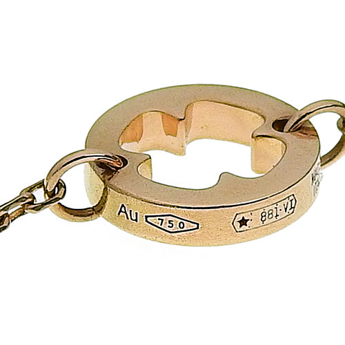 Fiorever 18K玫瑰金镶钻手链