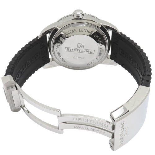 AB2020 超级海洋传承系列 SS/橡胶 自动腕表 黑色