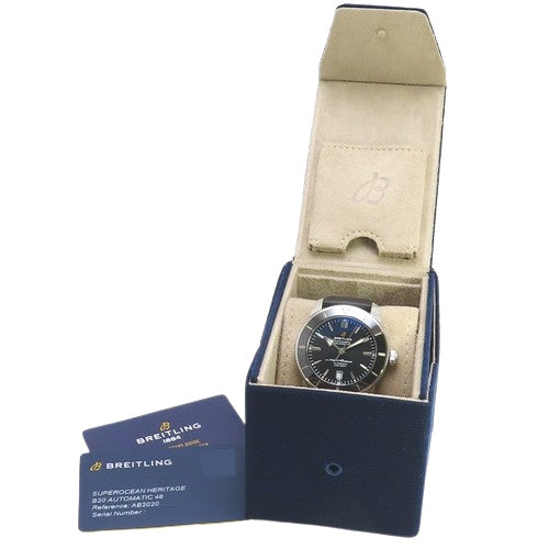 AB2020 超级海洋传承系列 SS/橡胶 自动腕表 黑色