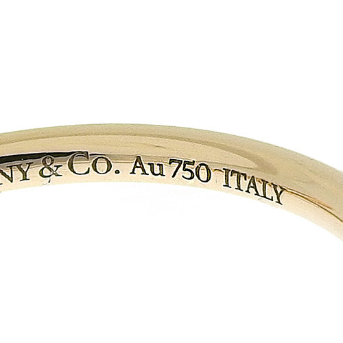 Knot ring with diamonds in 18K pink gold and PG