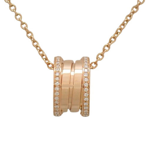 B.zero1 Necklace Diamond K18 Pink Gold PG