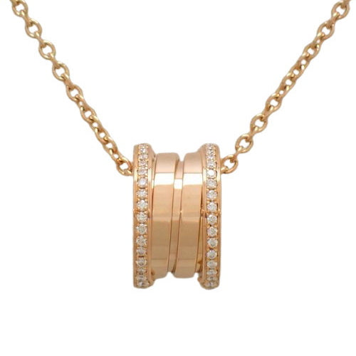 B.zero1 Necklace Diamond K18 Pink Gold PG