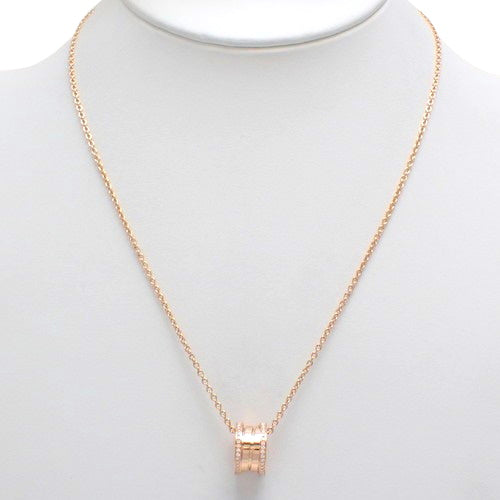 ビー・ゼロワン ネックレス ダイヤモンド K18 ピンクゴールド PG