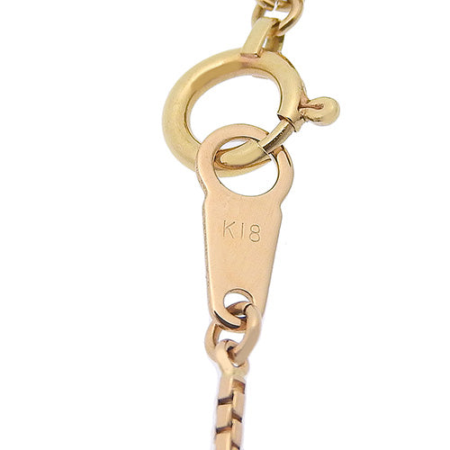 Diamond necklace D1.00 K18 pink gold PG