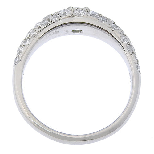 Tourmaline and Diamond Ring, T0.71/D0.08, Pt900 Platinum