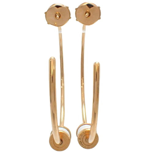 B-zero1 耳环,18K 玫瑰金和 PG 白色陶瓷材质