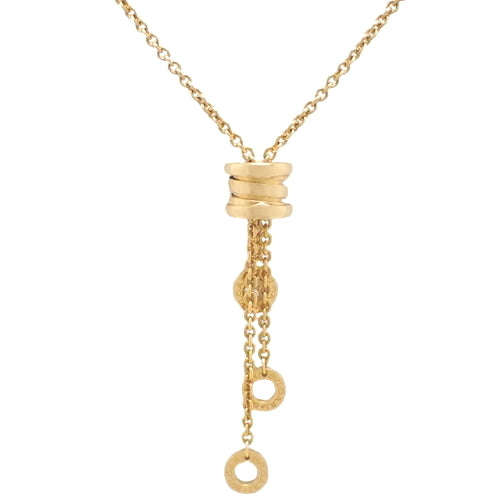 18K 黄金 B-zero1 元素项链(YG)