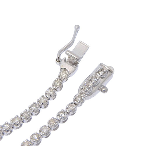 Diamond Bracelet D1.00 K18 White Gold WG