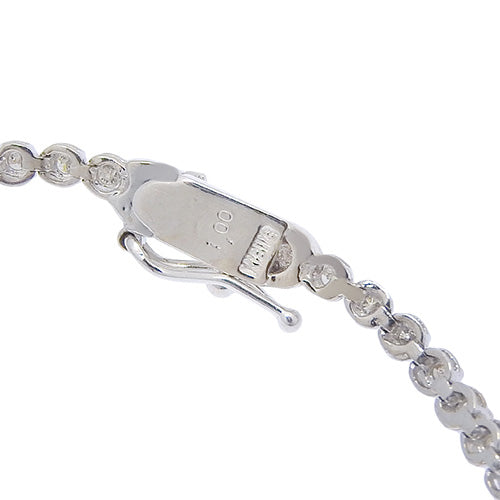 Diamond Bracelet D1.00 K18 White Gold WG