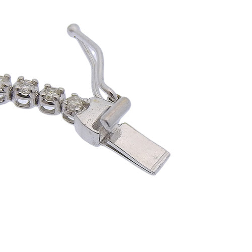 Diamond Bracelet D1.00 K18 White Gold WG