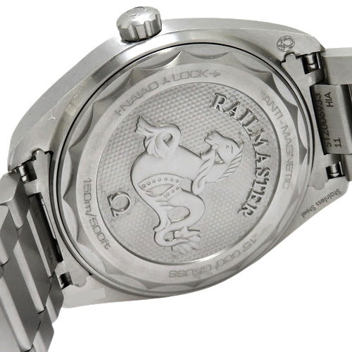 220.10.40.20.03.001 海马系列 铁路大师 不锈钢 自动上链 蓝色