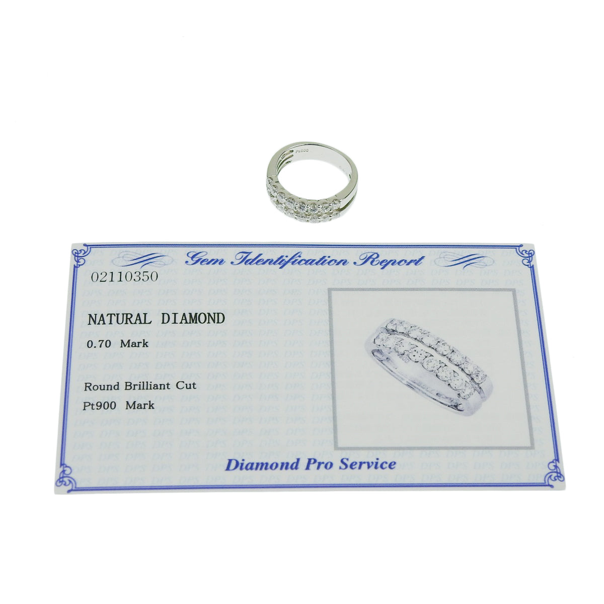 钻石戒指 D0.70 Pt900 铂金