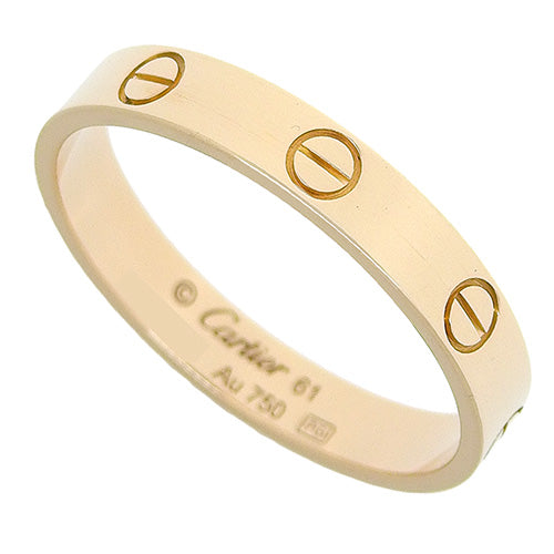 LOVE Ring Mini Model K18 Pink Gold PG