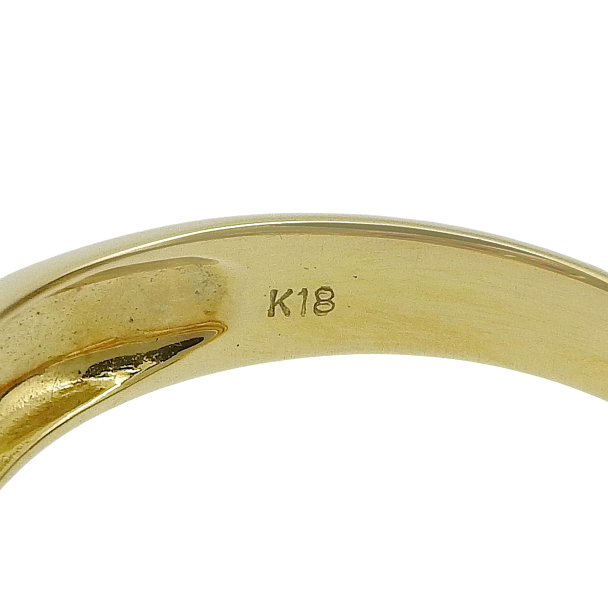 红宝石和钻石戒指 R0.51/D0.30 K18 黄金 YG