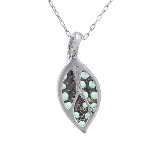 紫翠玉项链 AL0.40/D0.05 K18 白金 WG