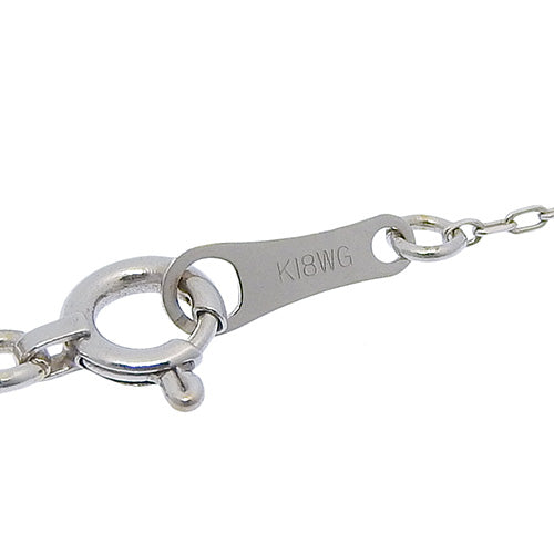 紫翠玉项链 AL0.40/D0.05 K18 白金 WG