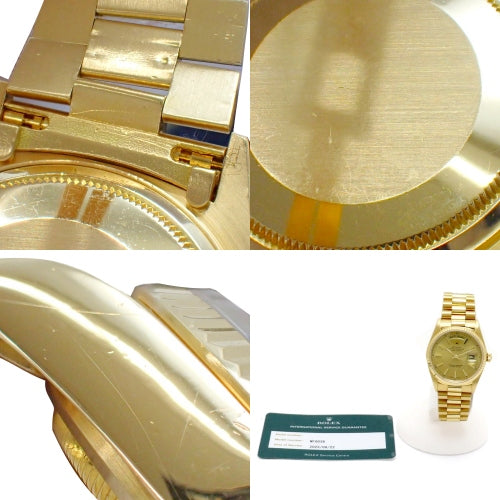 18038 Day-Date 18K 黄金 YG R 系列 (1987-1988) 自动黄金