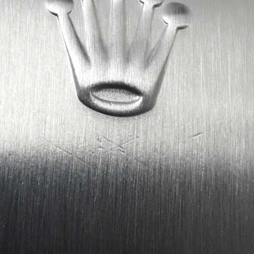 14233 蚝式恒动型腕表,精钢/黄金材质,T字头编号,自动上链,香槟金表盘。