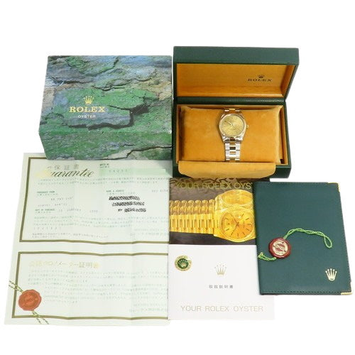 14233 Oyster Perpetual SS/YG T-series Automatic Champagne Gold