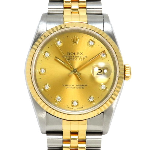 16233G Datejust 36 SS/YG W series Automatic Gold