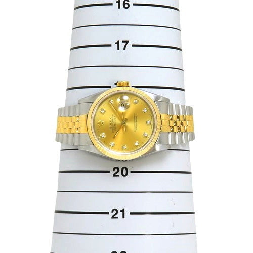 16233G Datejust 36 SS/YG W series Automatic Gold