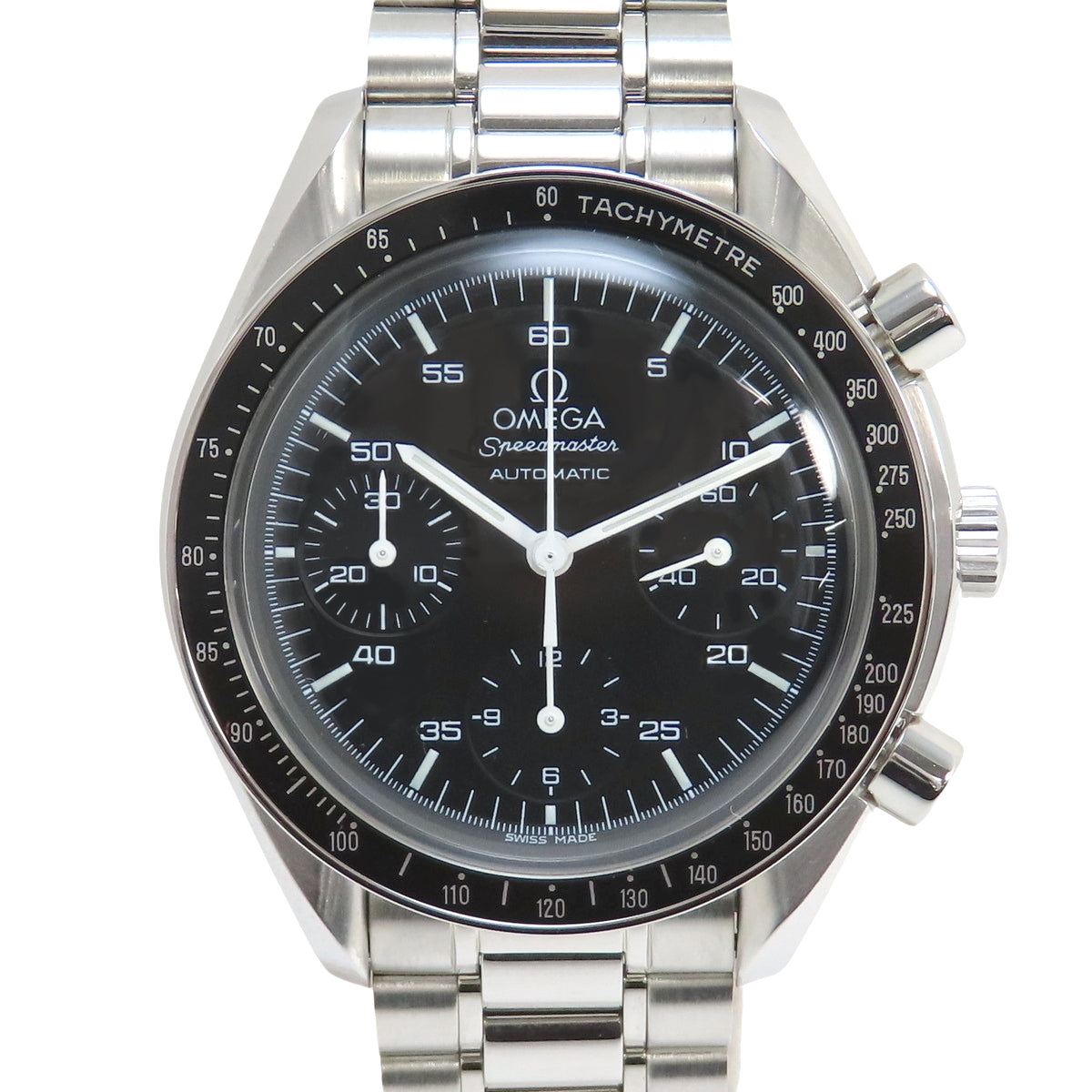 3510.50.00 Speedmaster Stainless Steel SS Automatic Black