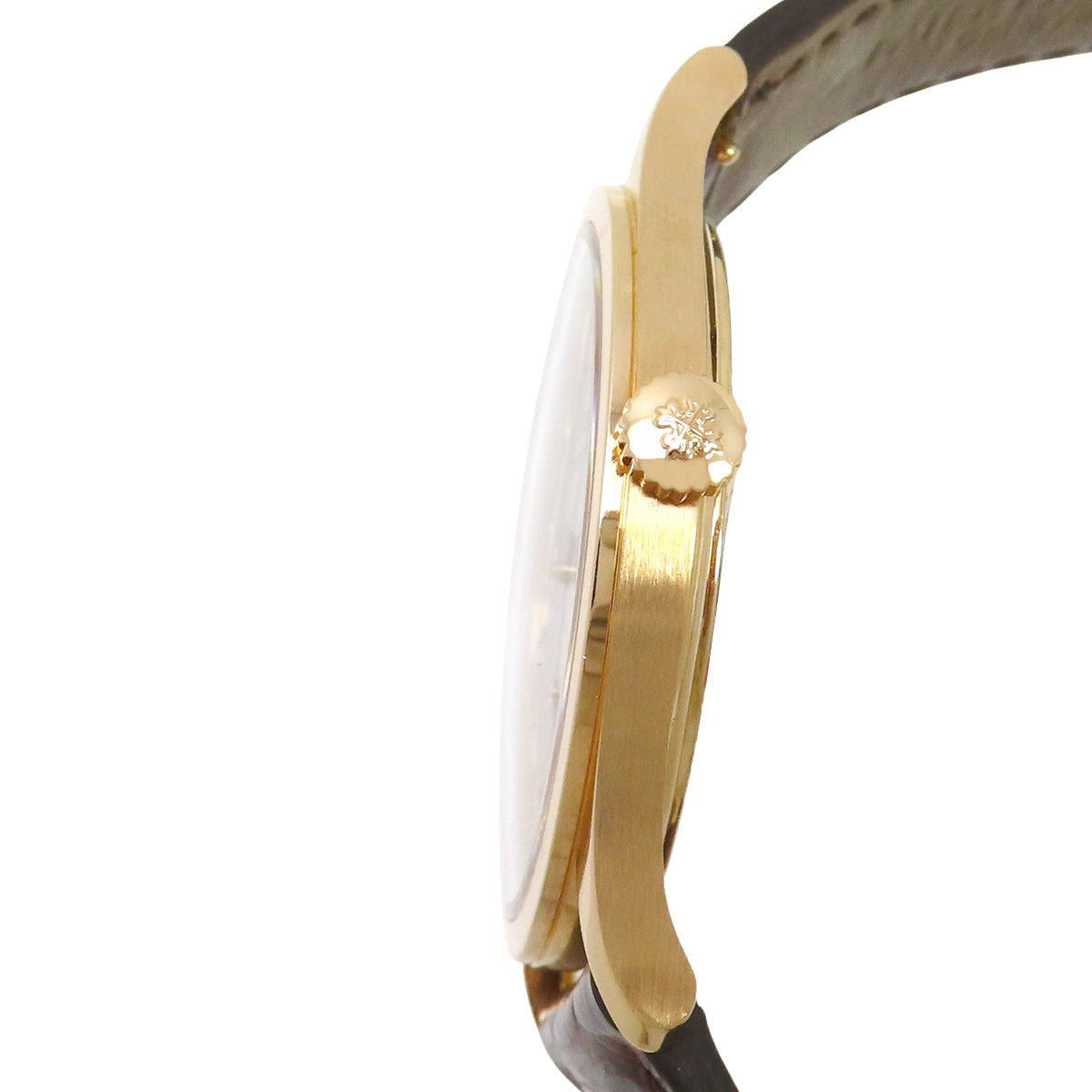 5196R-001 カラトラバ PG/革 手巻き シルバー