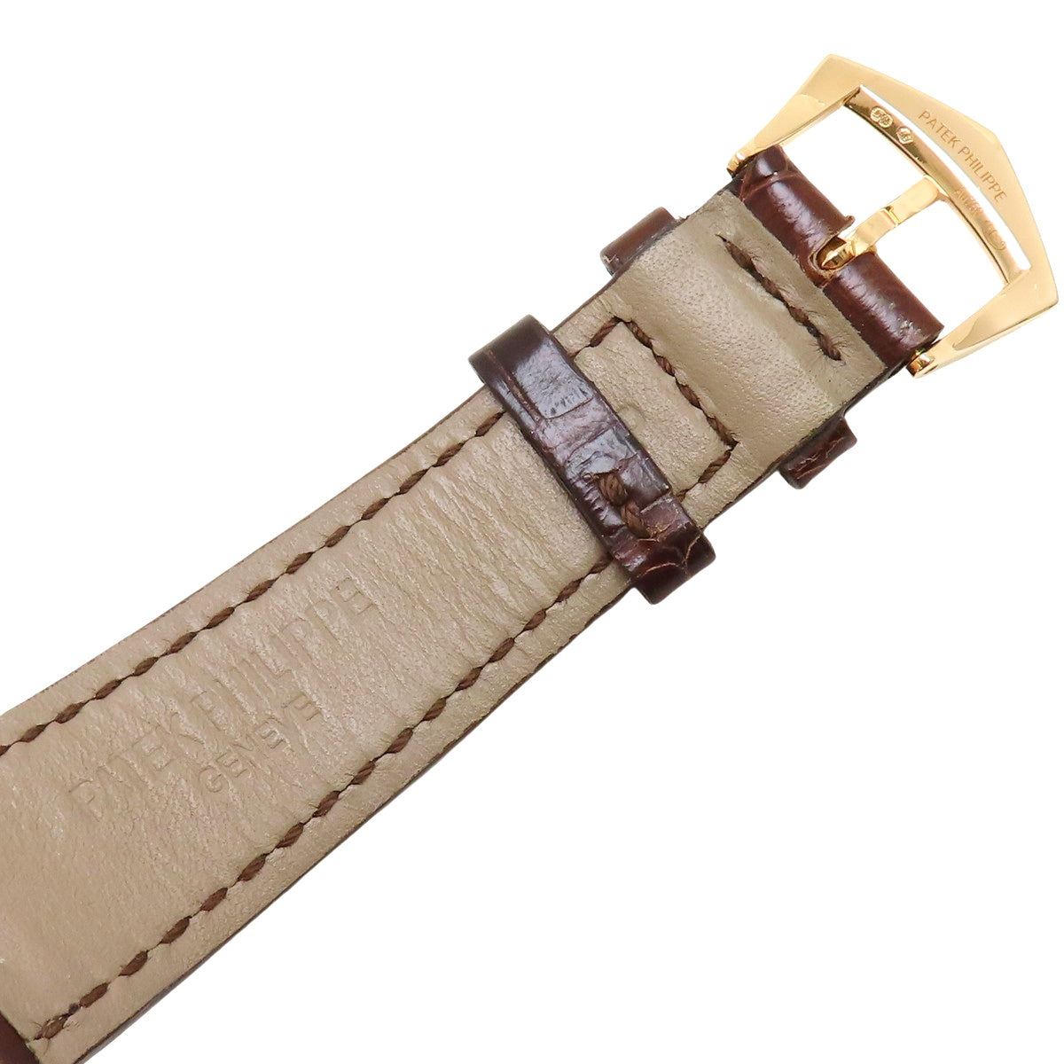 5196R-001 カラトラバ PG/革 手巻き シルバー