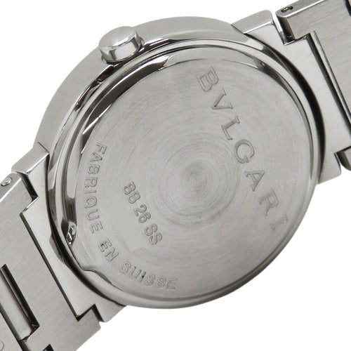 Bvlgari Bvlgari BB26SS Stainless Steel SS Quartz Black Silver