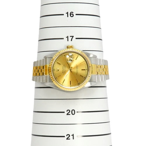 16233 日志型腕表 YG SS W号 自动上链 香槟金