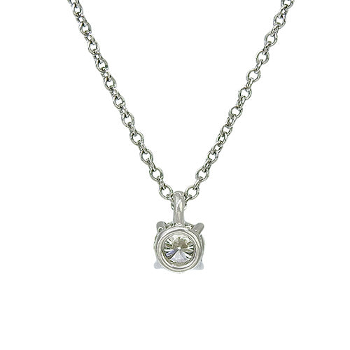 单颗钻石吊坠,钻石 D0.26,Pt950 铂金