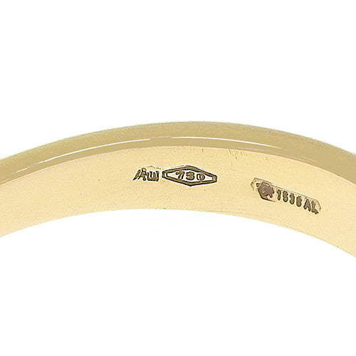 Flip Ring in Onyx/Mother of Pearl, 18K Pink Gold and PG