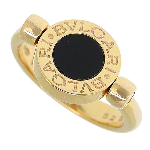 Flip Ring in Onyx/Mother of Pearl, 18K Pink Gold and PG