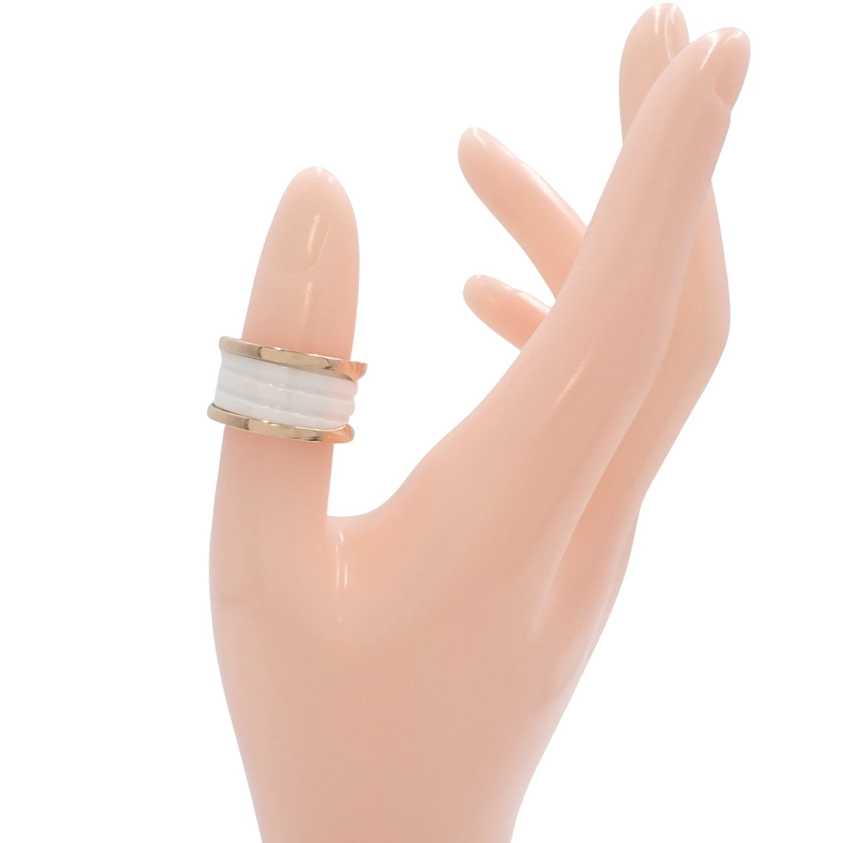 B.zero1 Ring K18 Pink Gold PG Ceramic