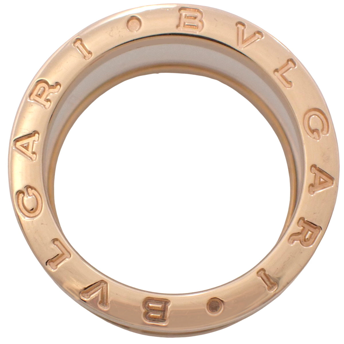 B.zero1 Ring K18 Pink Gold PG Ceramic