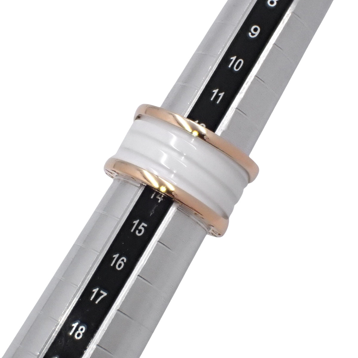 B.zero1 戒指 K18 粉红金 PG 陶瓷