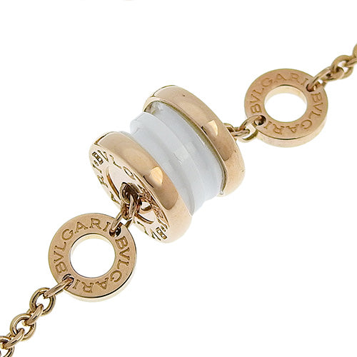 B.zero1 18K 玫瑰金、PG 和白色陶瓷手链