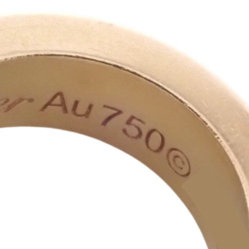 ラブスリーフープ ネックレス ダイヤモンド K18 ピンクゴールド PG セラミック