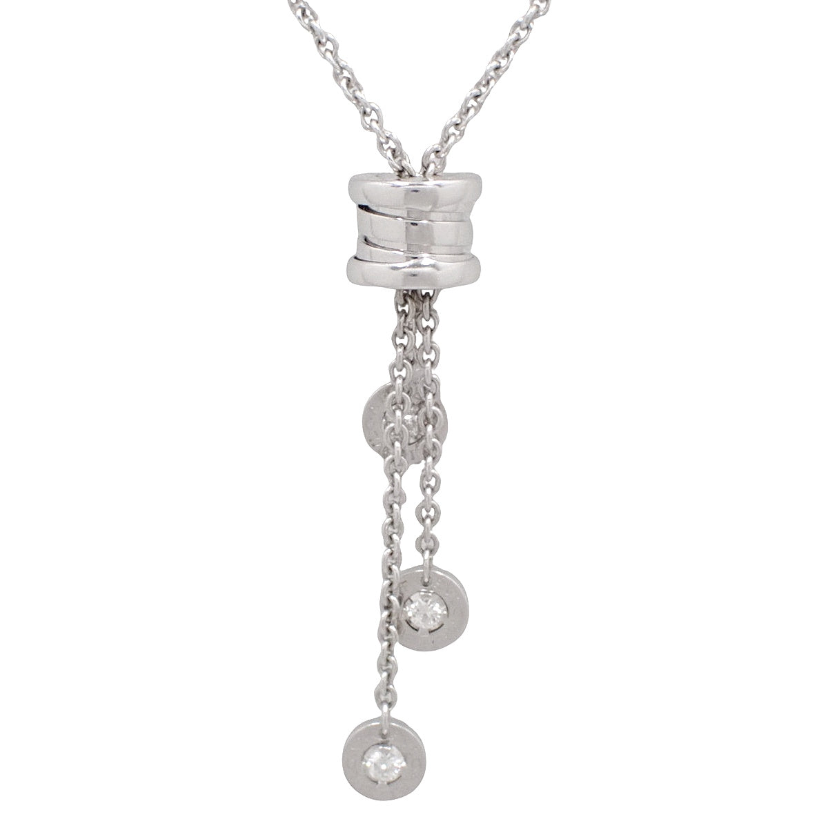 B.zero1 Element Necklace Diamond K18 White Gold WG