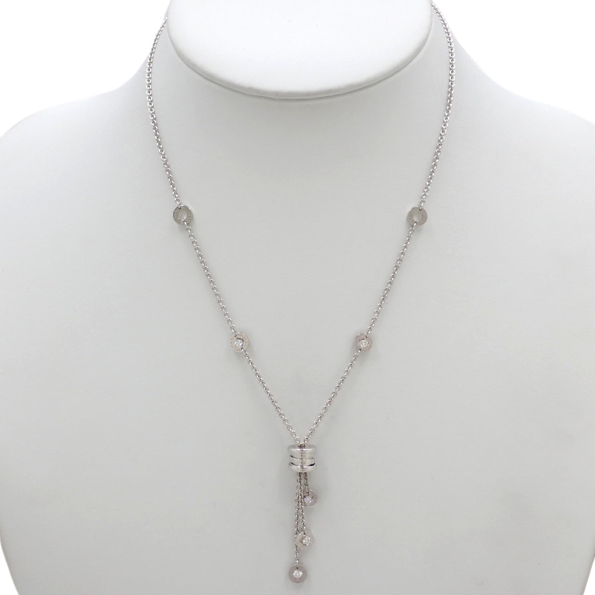 B.zero1 元素项链 钻石 K18 白金 白金