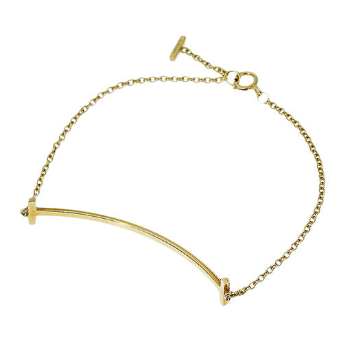 Smile Bracelet with Diamonds in 18K Yellow Gold