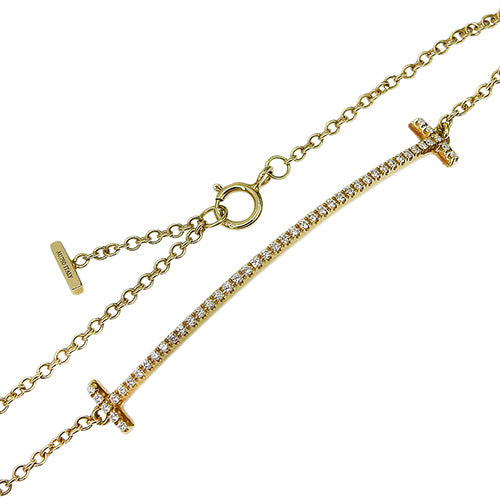 Smile Bracelet with Diamonds in 18K Yellow Gold