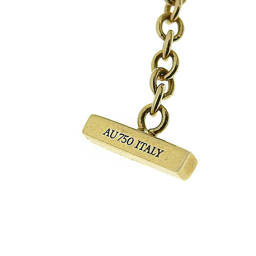 Smile Bracelet with Diamonds in 18K Yellow Gold