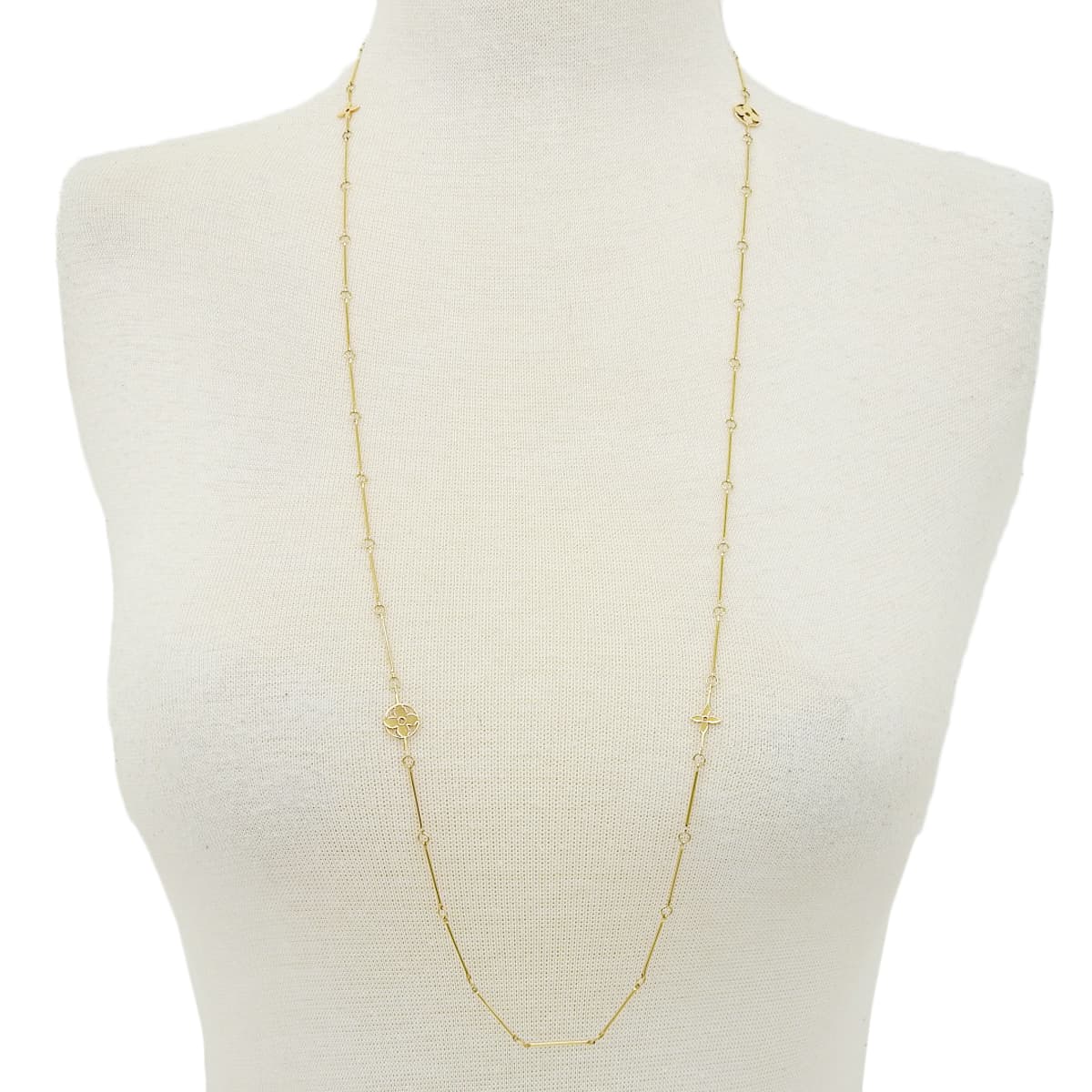 LV Long Chapeau Necklace, K18 Yellow Gold (YG)