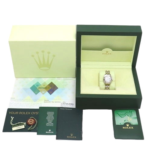 80319 Datejust Pearlmaster WG D字头 自动上链 白色 12颗钻石表圈