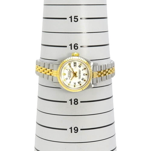 69173 Datejust SS/YG L series Automatic winding White dial